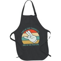 Two In The Thoughts One In The Prayers Funny Shocker Apron