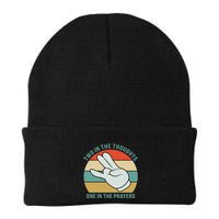 Two In The Thoughts One In The Prayers Funny Shocker Beanie