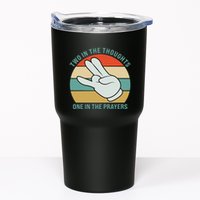Two In The Thoughts One In The Prayers Funny Shocker Tumbler