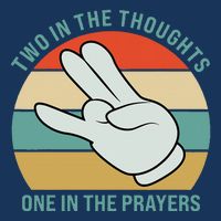 Two In The Thoughts One In The Prayers Funny Shocker Infant Baby Jersey Bodysuit