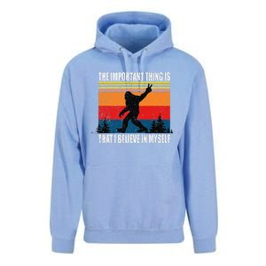 The Important Thing Is That I Believe In Myself Unisex Surf Hoodie