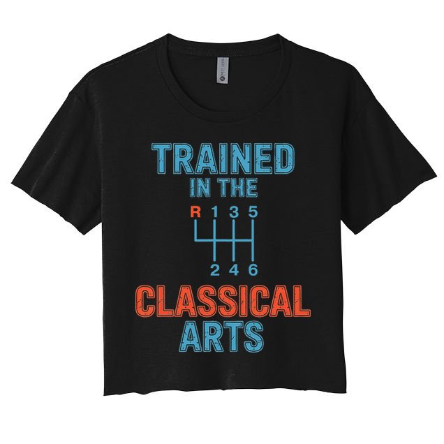 Trained In The Classical Arts Women's Crop Top Tee