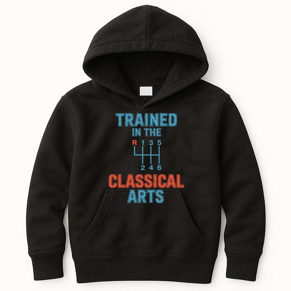 Trained In The Classical Arts Kids Hoodie