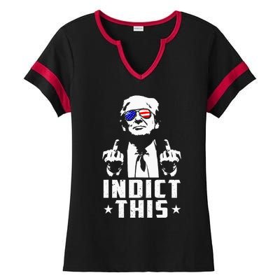 Trump Indict This Political Arrest For Republican Ladies Halftime Notch Neck Tee