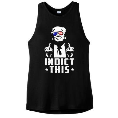 Trump Indict This Political Arrest For Republican Ladies PosiCharge Tri-Blend Wicking Tank