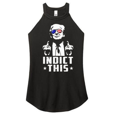 Trump Indict This Political Arrest For Republican Women's Perfect Tri Rocker Tank