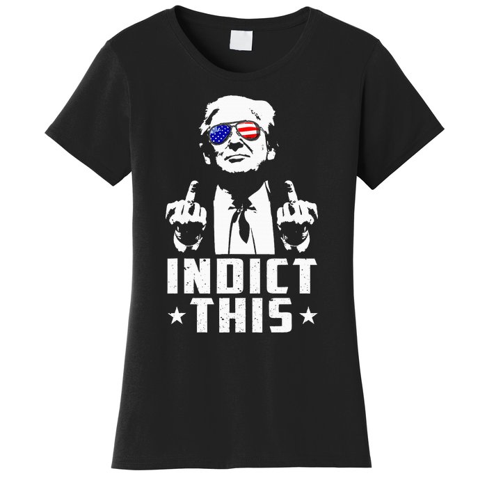 Trump Indict This Political Arrest For Republican Women's T-Shirt