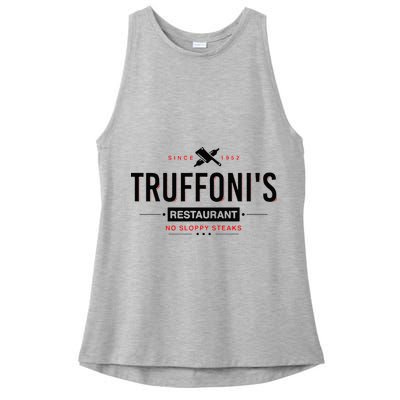 Truffonis I Think You Should Leave Ladies PosiCharge Tri-Blend Wicking Tank