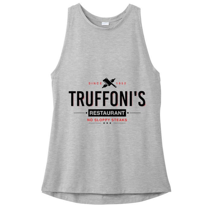 Truffonis I Think You Should Leave Ladies PosiCharge Tri-Blend Wicking Tank