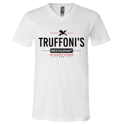 Truffonis I Think You Should Leave V-Neck T-Shirt