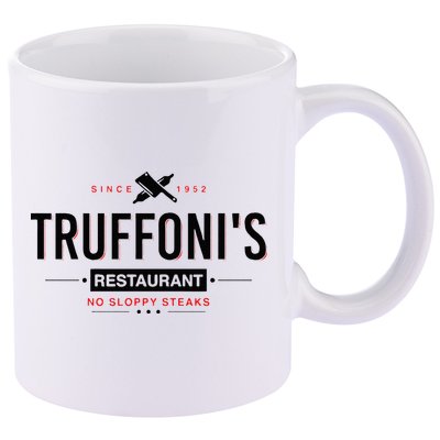 Truffonis I Think You Should Leave 11oz C Handle Ceramic Mug