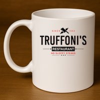 Truffonis I Think You Should Leave 11oz C Handle Ceramic Mug