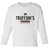 Truffonis I Think You Should Leave Toddler Long Sleeve Shirt