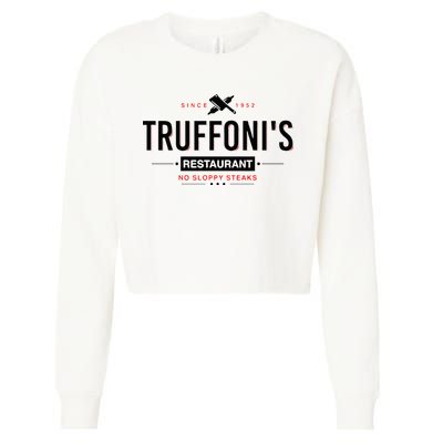 Truffonis I Think You Should Leave Cropped Pullover Crew