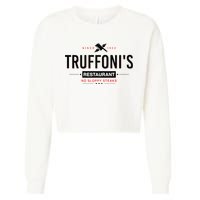 Truffonis I Think You Should Leave Cropped Pullover Crew