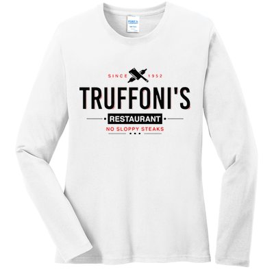 Truffonis I Think You Should Leave Ladies Long Sleeve Shirt