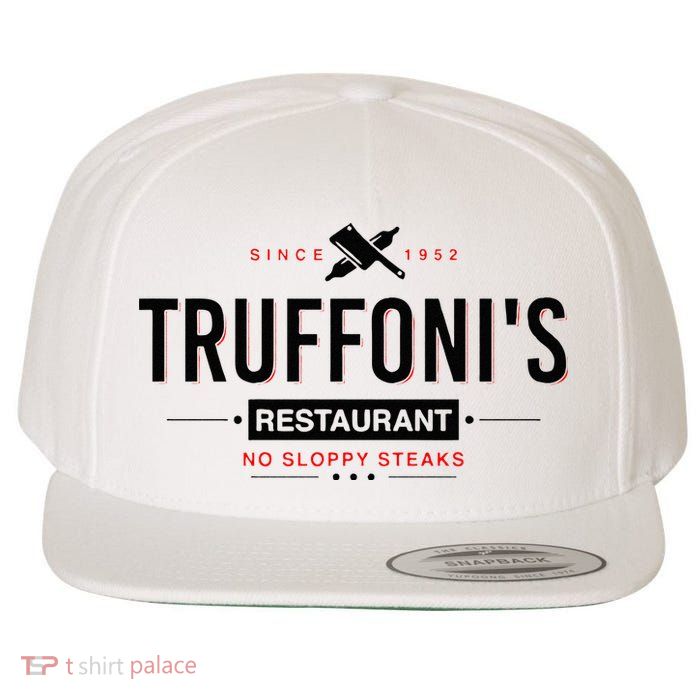 Truffonis I Think You Should Leave Wool Snapback Cap