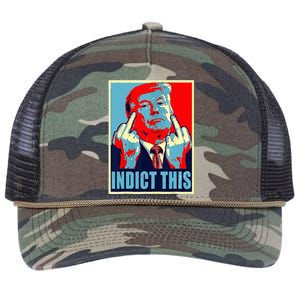 Trump Indict This Retro Rope Trucker Hat Cap