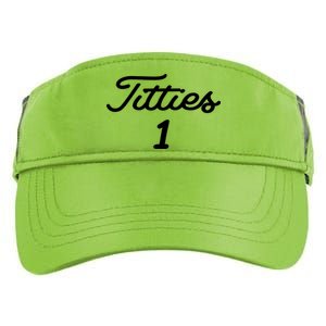 Titties 1 2 3 4 Custom Golf Ball Personalize Matching Adult Drive Performance Visor