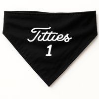 Titties 1 2 3 4 Custom Golf Ball Personalize Matching USA-Made Doggie Bandana