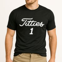 Titties 1 2 3 4 Custom Golf Ball Personalize Matching Performance Shirt