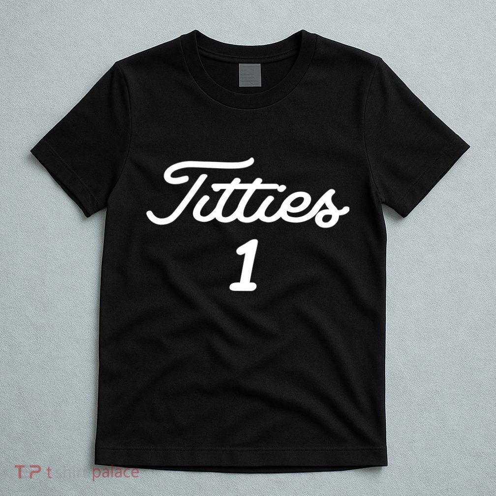 Titties 1 2 3 4 Custom Golf Ball Personalize Matching T-Shirt