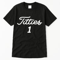 Titties 1 2 3 4 Custom Golf Ball Personalize Matching Tall T-Shirt