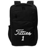 Titties 1 2 3 4 Custom Golf Ball Personalize Matching Impact Tech Backpack