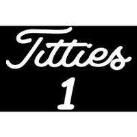 Titties 1 2 3 4 Custom Golf Ball Personalize Matching Bumper Sticker