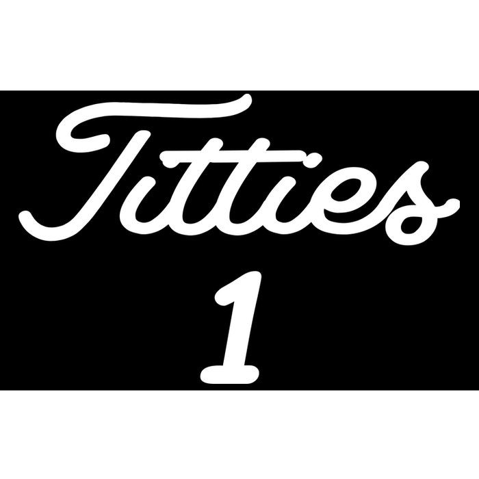 Titties 1 2 3 4 Custom Golf Ball Personalize Matching Bumper Sticker