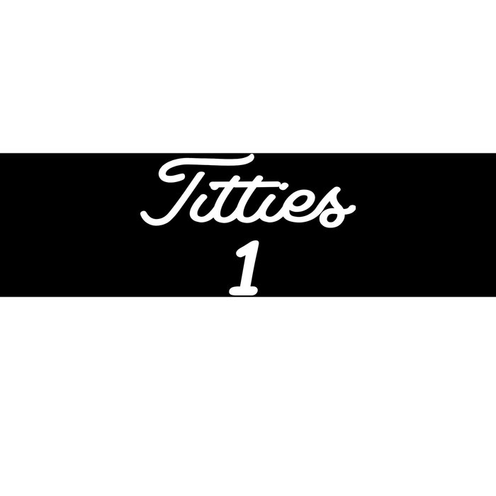 Titties 1 2 3 4 Custom Golf Ball Personalize Matching Bumper Sticker