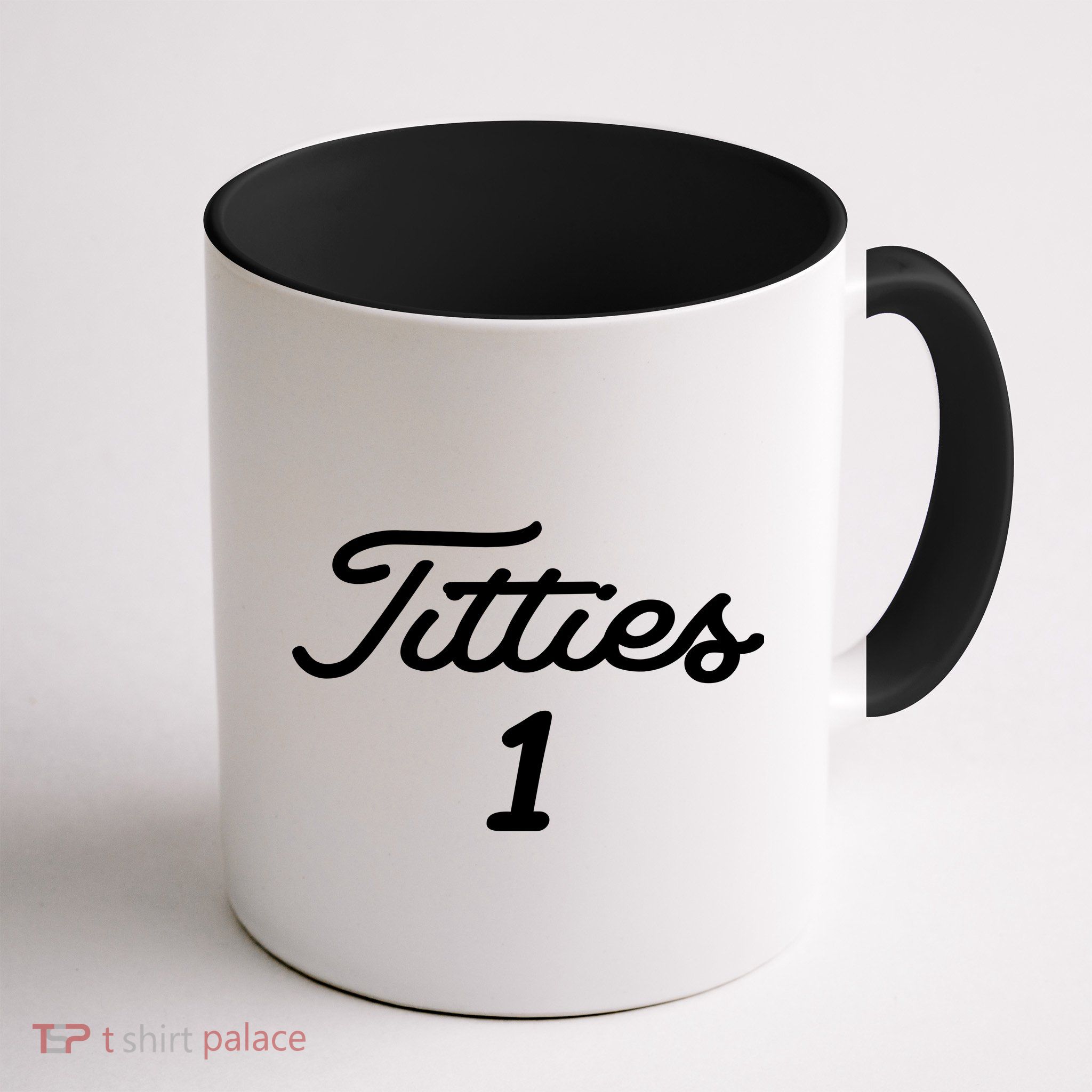 Titties 1 2 3 4 Custom Golf Ball Personalize Matching Mug