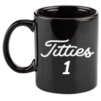 Titties 1 2 3 4 Custom Golf Ball Personalize Matching 11oz C Handle Ceramic Mug