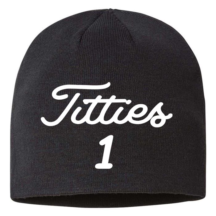 Titties 1 2 3 4 Custom Golf Ball Personalize Matching Sustainable Beanie