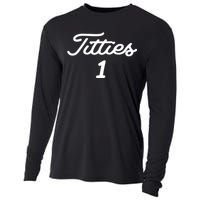 Titties 1 2 3 4 Custom Golf Ball Personalize Matching Cooling Performance Long Sleeve Crew