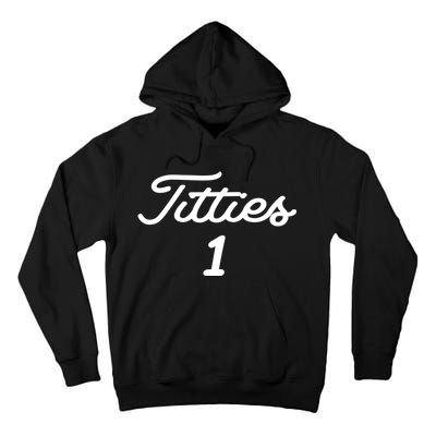 Titties 1 2 3 4 Custom Golf Ball Personalize Matching Tall Hoodie