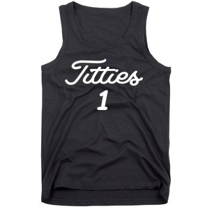 Titties 1 2 3 4 Custom Golf Ball Personalize Matching Tank Top