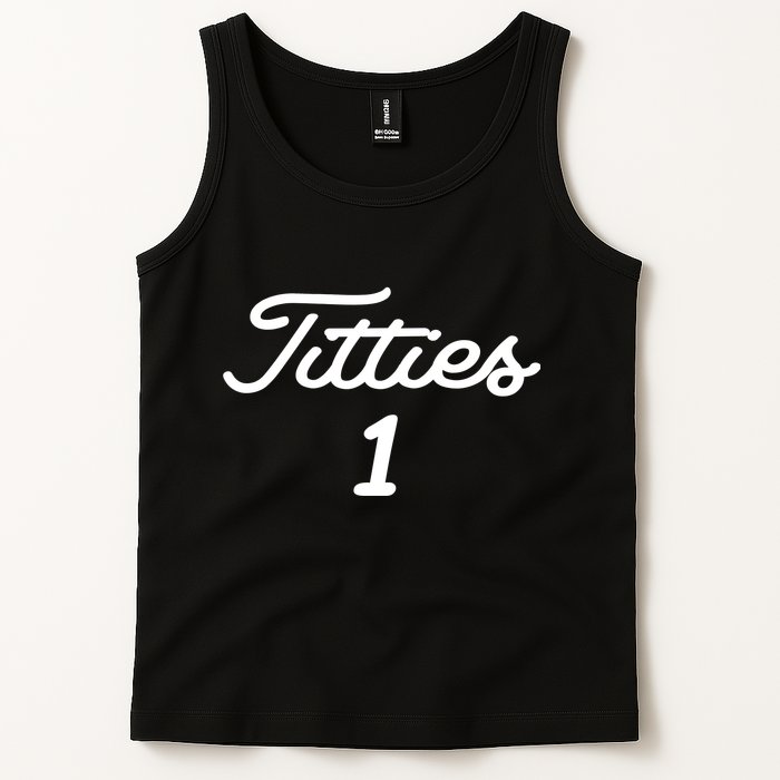 Titties 1 2 3 4 Custom Golf Ball Personalize Matching Tank Top