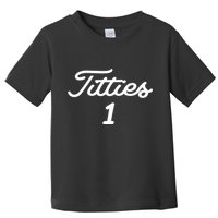 Titties 1 2 3 4 Custom Golf Ball Personalize Matching Toddler T-Shirt
