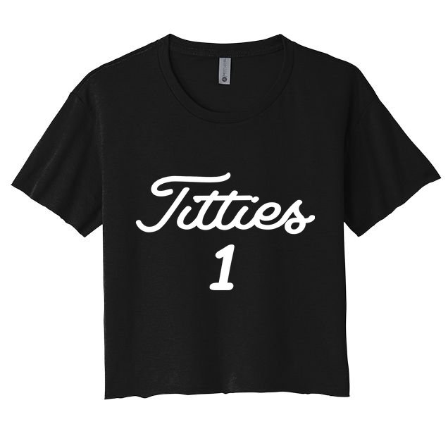 Titties 1 2 3 4 Custom Golf Ball Personalize Matching Crop Top