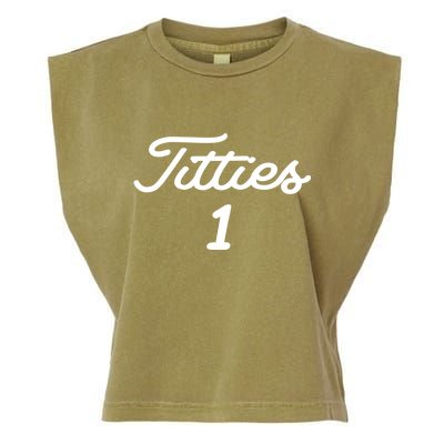 Titties 1 2 3 4 Custom Golf Ball Personalize Matching Garment-Dyed Women's Muscle Tee