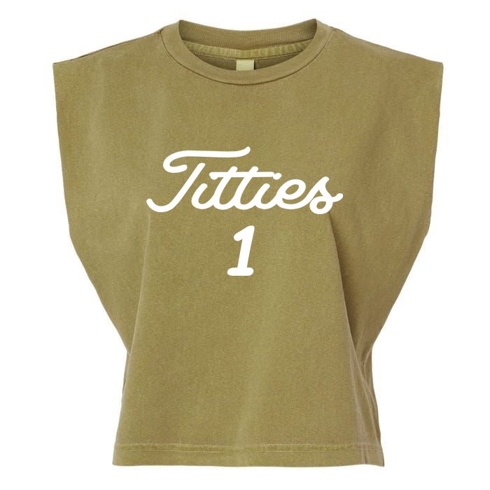 Titties 1 2 3 4 Custom Golf Ball Personalize Matching Garment-Dyed Women's Muscle Tee