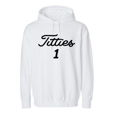 Titties 1 2 3 4 Custom Golf Ball Personalize Matching Garment-Dyed Fleece Hoodie