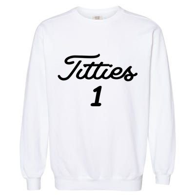 Titties 1 2 3 4 Custom Golf Ball Personalize Matching Garment-Dyed Sweatshirt