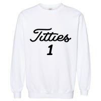 Titties 1 2 3 4 Custom Golf Ball Personalize Matching Garment-Dyed Sweatshirt