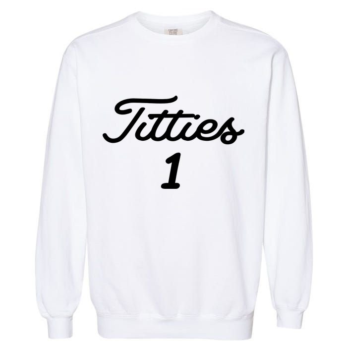 Titties 1 2 3 4 Custom Golf Ball Personalize Matching Garment-Dyed Sweatshirt