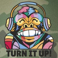 Turn It Up Music Monkey Legacy Tie Dye Trucker Hat