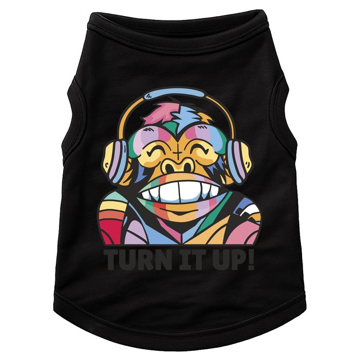 Turn It Up Music Monkey Doggie Tank