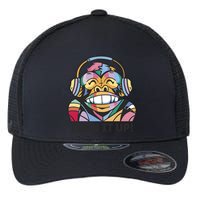 Turn It Up Music Monkey Flexfit Unipanel Trucker Cap