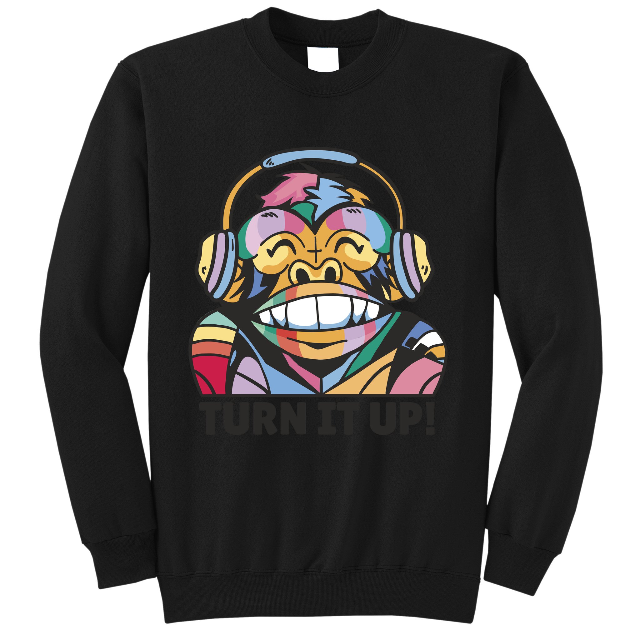 Turn It Up Music Monkey Sweatshirt